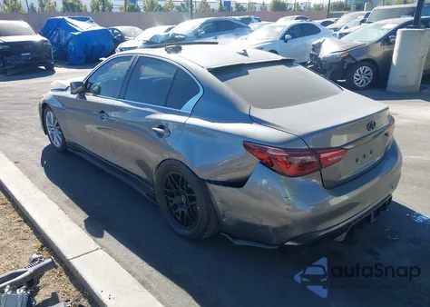 2019 Infiniti Q50 3.0T Luxe from USA, damaged, VIN JN1EV7AP8KM511918